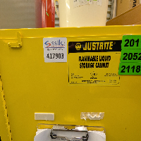 Justrite Flammable Liquid Storage Cabinet 90 Gallon Double Door image 0